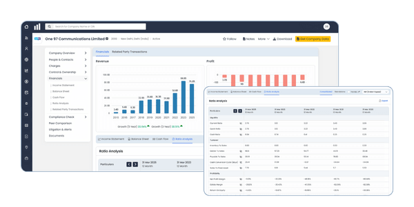 company financial and ratio images